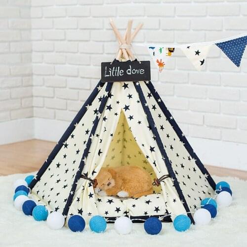 Dog and cat litter can unpick and wash than teddy bear commanding pet litter of small sized dog cat play house pet play tent