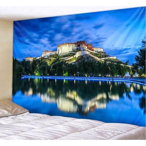 The Reflection Of The Beautiful Potala Palace, Wall Hanging Living Room Bedroom Dormitory Decoration Cloth