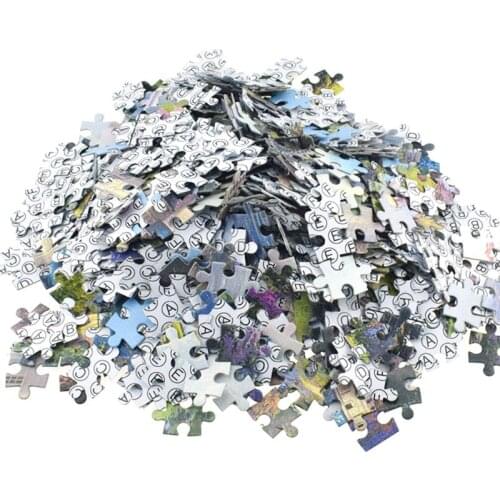 1000 Pcs/Pack Puzzles Landscape Series Assemble Jigsaw Puzzles for Adults Creative DIY Gift Home Decoration