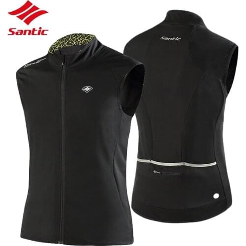 Santic Professional Cycling Jersey Men Windproof Road Mountain Bike Jersey Warm Bicycle Sport Waistcoats Cycle Clothing 2019