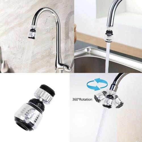 1Pc Morden Rotatable Water Saving Tap Aerator Diffuser Faucet Nozzle Filter Adapter Convenient Bathroom Kitchen Washing Supplies