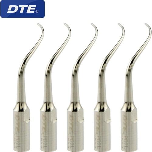 5 Pcs DTE Dental Ultrasonic Scaler Periodontal Scaling Tips PD2L Compatible Satelec NSK