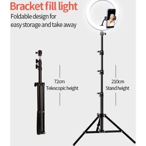 LED Make-Up Ring Lamp With Tripod For Phone Photo Studio Video Lighting Selfie LED Table Lamp Ring Light For Photography