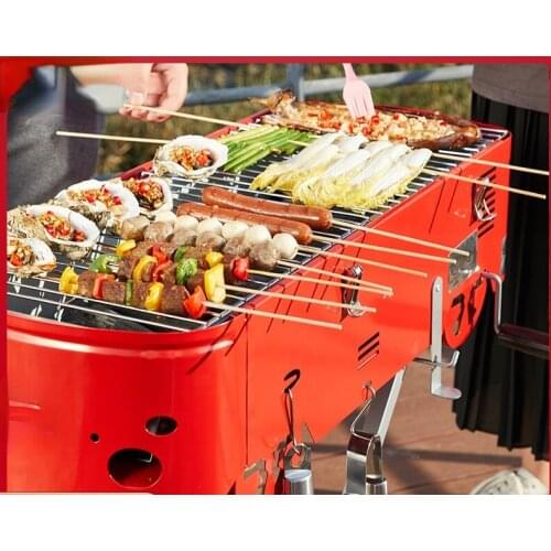 Outdoor Portable Barbecue Grill Charcoal Barbecue Oven for Outdoor Outdoor Garden Barbecue Grill Barbecue Tools