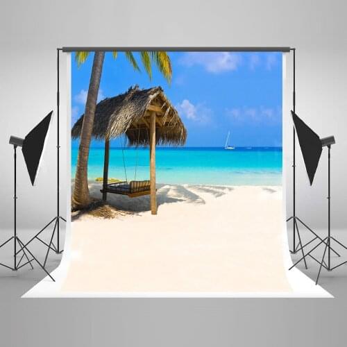 VinylBDS 300x600cm Beach Backgrounds for Photo Studio Beach Children Photography Backdrops Wedding Photography Backdrop 3066 LK