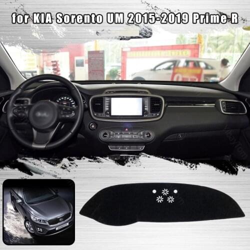 For KIA Sorento UM 2015-2019 Prime R Dashmat Dashboard Cover Dash Cover Mat Protective Carpet Styling