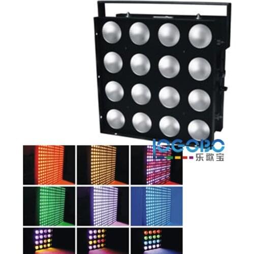 4PCS of 16x30W RGB 3in1 LED Black Light Slim LED COB Matrix DJ Light Wall Washer DMX512 Strobe Concert Stage Disko Lighting Tips