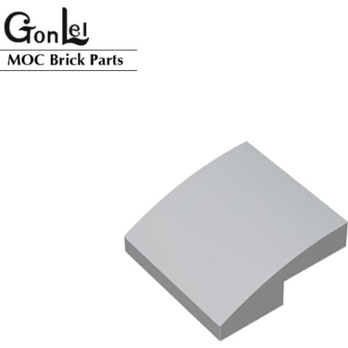 50Pcs/lot High-Tech Parts Slope Curved 2x2 No Studs Parts 15068 For Building Blocks MOC Brick Curved DIY DIY Learning Toys Gifts