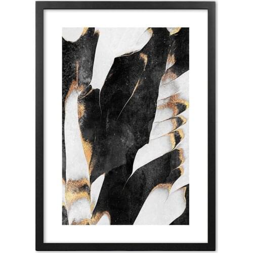 Ink Art Abstract Wall Art Paper Painting Landscape Wall Pictures For Living Room Decor