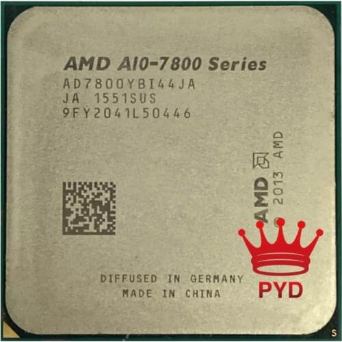 AMD A10-Series A10-7800 A10 7800 3.5GHz Quad-Core CPU Processor AD7800YBI44JA / AD780BYBI44JA Socket FM2