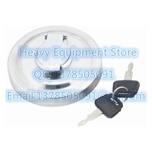 Fuel Diesel Cap Cover for Kobelco Excavator Fit SK160 SK250 SK330 Sk480 SK260 SK-8 New YN20P01034P2 with 2 K250 Key