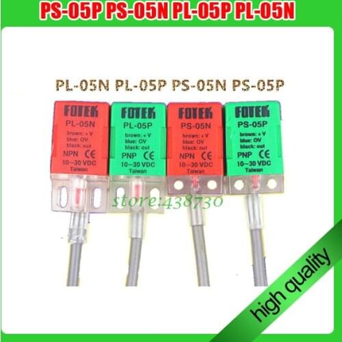 10 PCS FOTEK PS-05P PS-05N PL-05P PL-05N Inductive Proximity Switch Sensor Sn-5mm PNP NPN NO New High Quality