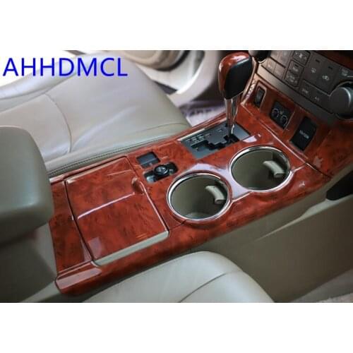 Car Interior Mouldings Modification Decorative Trim Frame Interior Sequins Mahogany For Highlander 2009 2010 2011 2012 2013 2014