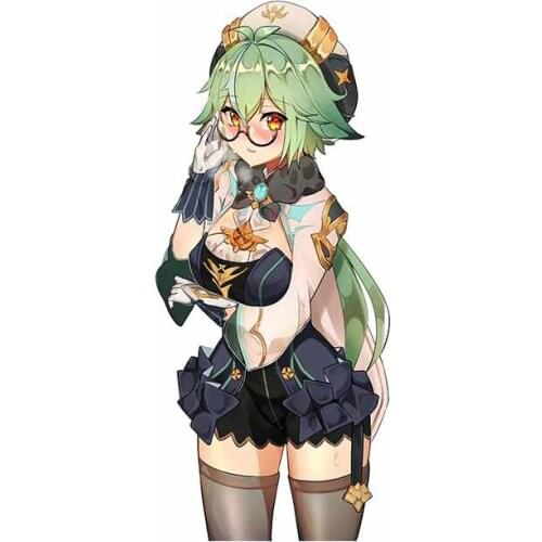 Beauty Anime Fine Decal Fashion Personality Creative Scratch-proof Sunscreen Waterproof Cartoon Protector Decal Kk13*6cm