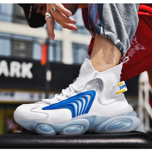INS High Gan Sneakers Men Casual Shoes High Top Fashion Blade Shoes Quality Non-slip Walking Shoes Zapatillas Calzado Hombre