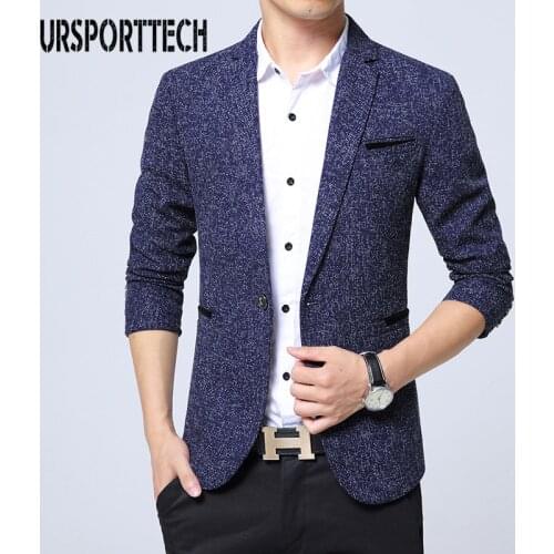 Brand New Men Blazer Slim Fit Casual Fashion Suit Jacket Mens High Quality Business Blazer Jacket Masculino Men Suits