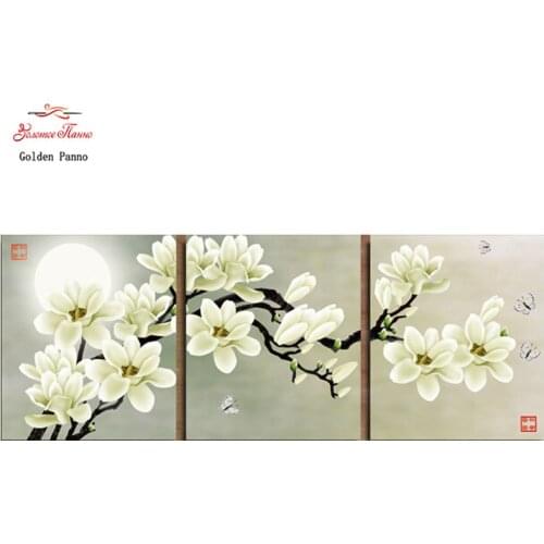 Golden Panno,Needlework,Embroidery,DIY Landscape Painting,Cross stitch,kits,11ct magnolia home Cross-stitch,Sets For Embroidery