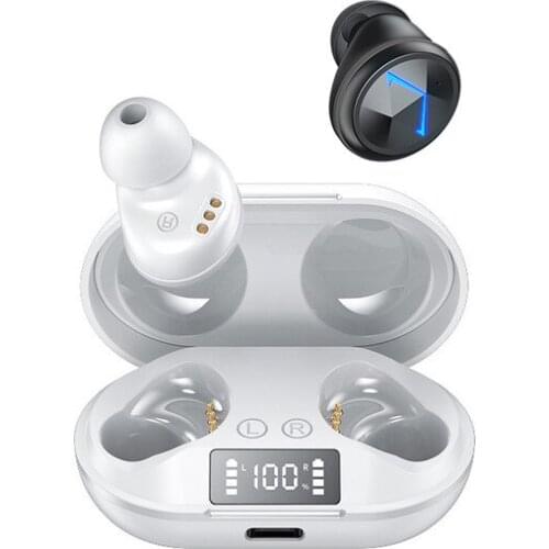 TWS Bluetooth 5.0 Earphones With Microphone LED Display Wireless Bluetooth Earbuds Earphones Waterproof Noise Cancelling Headset