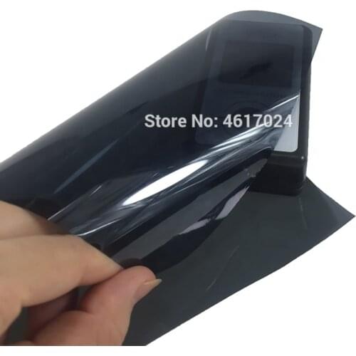 50cmX200cm 2mil 2ply Car window tint film VLT15% black Auto windshield anti-scratch glue film solar tinting film