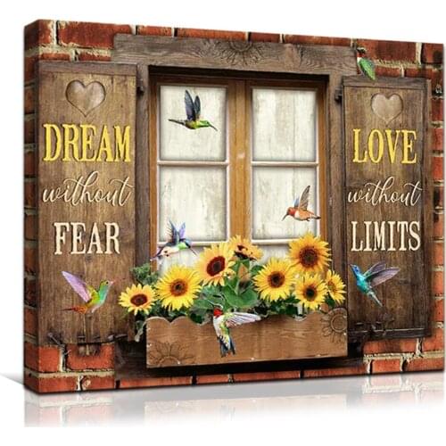 Sunflower Canvas Painting Modern Flower Art Posters and Prints Cuadros Abstract Wall Art Pictures For Living Room Decor Unframed