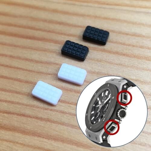 Watch pusher rubber pearls patch for Hublot Big Bang 44mm chronograph watch push button