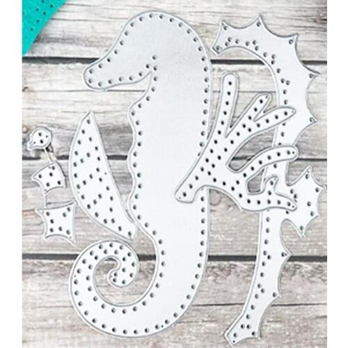 Seahorse Sea Animals Die Stamps And Dies New Arrival 2021Scrapbook Diary Decoration Stencil Embossing Template DIY Make Albums