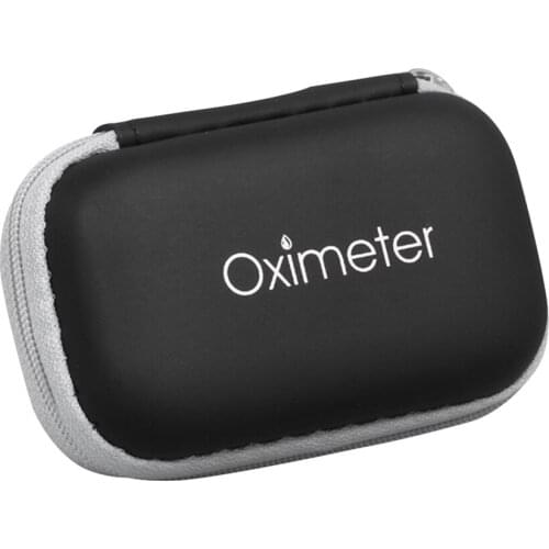 EVA Neutral Oximeter Zipper Bag Storage Bag Neutral Finger Oximeter Travel Carrying Case Oximeter Storage Box Protective Cover