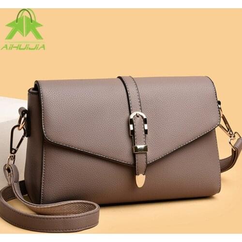 Fashion Womens Simplicity Shoulder Bags Luxury Design Messenger Bag 2021 the New High Quality Pu Leather Travel Women Handbag