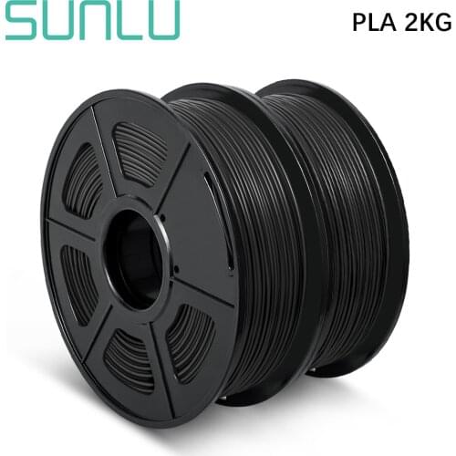 SUNLU PLA 2 Rolls1KG/Roll 1.75mm Biodegradable High Quality Filament 3D Printing Material Suitable For All FDM 3D Printers