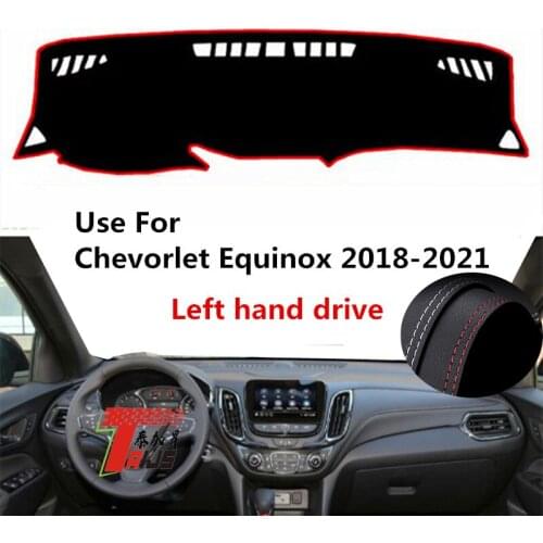 TAIJS Factory Casual Sport Classic Leather Car Dashboard Cover For Chevorlet Equinox 2018 2019 2020 2021 Left hand drive