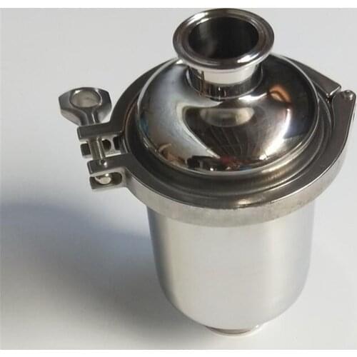 Short Pipe OD 51mm(2 inch) Ferrule 64mm Tri Clamp Inline Strainer 102mm Body Tri Clover Filter Sanitary Stainless Steel SUS304