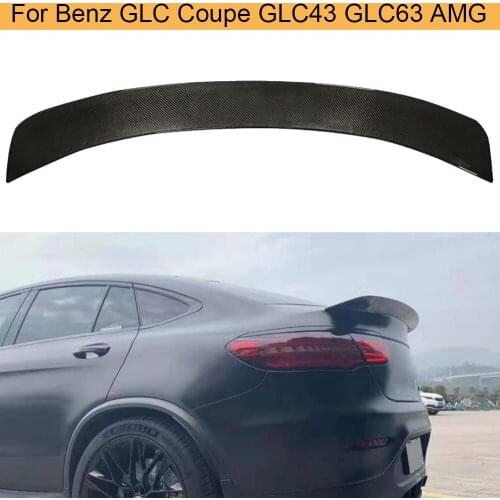 Car Rear Trunk Wing Spoiler for Mercedes-Benz GLC Class GlC300 350 GLC43 GLC63 AMG 2017-2019 Rear Trunk Spoiler Boot Lip Wing