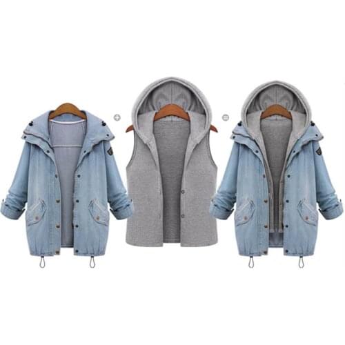 4XL Plus Size Denim Jacket Women Jean Jacket Womens Jaqueta Jeans Bomber Jacket Women Abrigos Mujer Veste En Jean Chaqueta