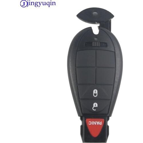 10PCS 3 Button Remote Car Key Shell for Chrysler 300 Town & Country Dodge Challenger Charger Durango Journey No Chip With Blade