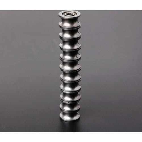 10 Pcs U624ZZ 1.8mm U Groove Guide Pulley Sealed Rail Ball Bearing 4x13x7mm Dropshipping