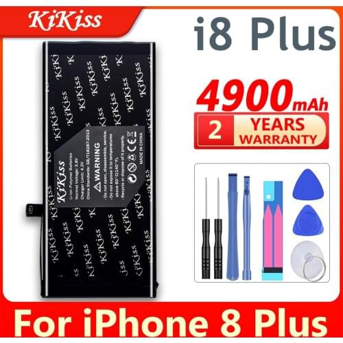 For iPhone 8 Plus Battery 4900mAh High Capacity Batteries for iPhone 8Plus Mobile Phone Accessories + Tools