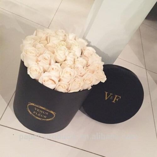 Alibaba wholesale hard paper cardboard cylinder packaging box with lids