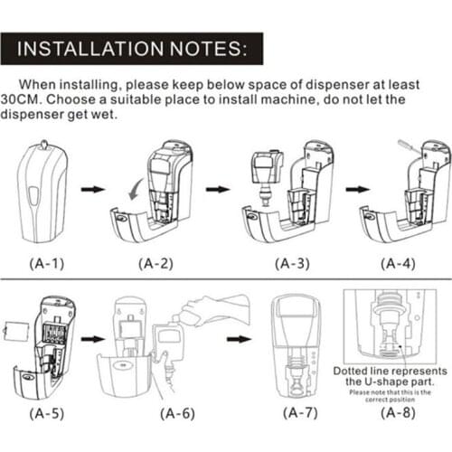 Automatic Sensor Disinfection Spray Soap Dispenser Wall Mount Touchless Hand Sanitizer Alcohol Atomizer for Non-Touch Hand P15D