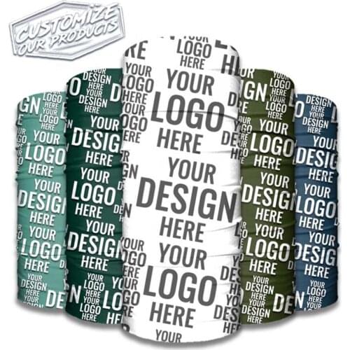 Custom Logo Tube Scarf Cycling Bandana Biker Mask Headband Shemagh Buff Sport Headgear Neck Warmer Motorcycle Face Shield Venom