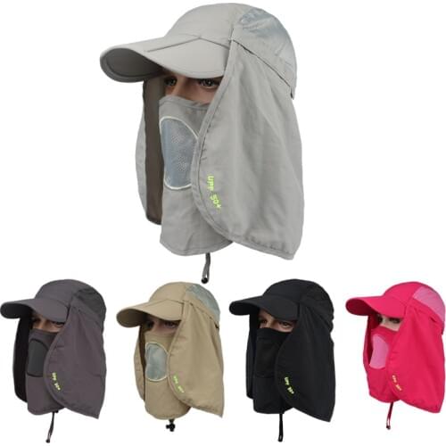 Summer outdoor mountaineering caps, breathable and quick-drying sunscreen caps