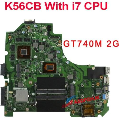For Asus A56C S56C E56CB R505C K56CM K56CB Motherboard i7-3517U GT740M Mainboard 100% TESED OK