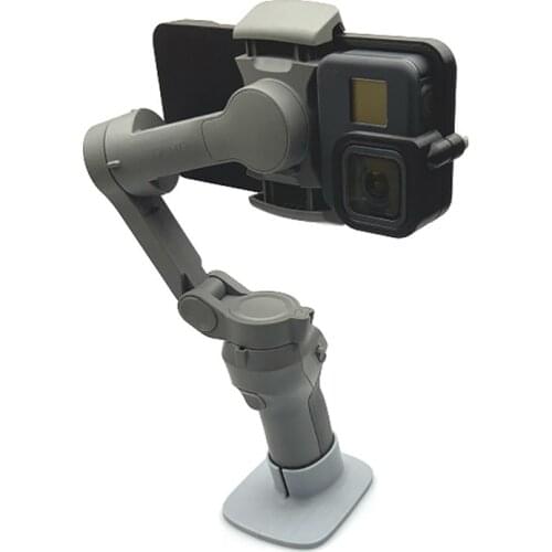 Portable Adapter Mounting Plate for for Gopro Hero 8 Black Camera to DJI Osmo Mobile 3 Handheld Gimbal with Counterweight