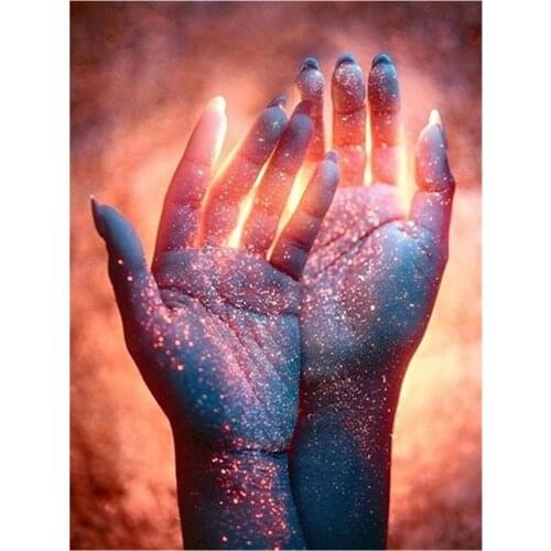 Diamond Painting Kit Hand Full Square/round Embroidery Mosaic Body Fantasy Star Home Decor