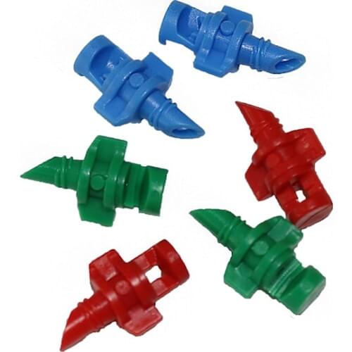 200 Pcs Green 180 Degrees/red 360 Degrees Nozzle For Cloning Machine Hydroponic Garden Irrigation Systems Simple Refraction