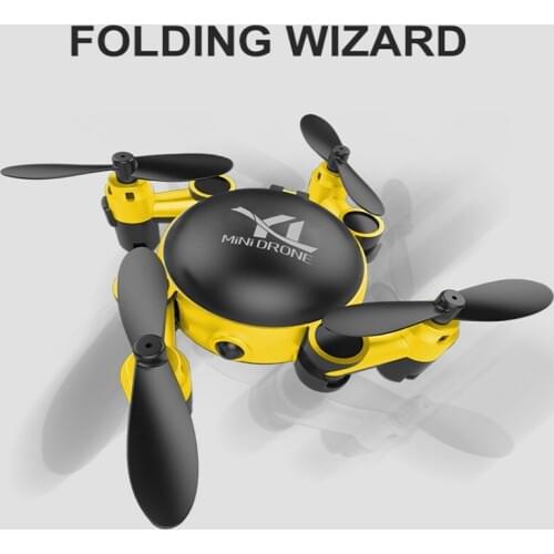 New foldable WIFI Mini RC drone 2.4g 4CH Altitude Hold WIFI real time remote pocket quadcopter Selfie RC drone with 720P camera