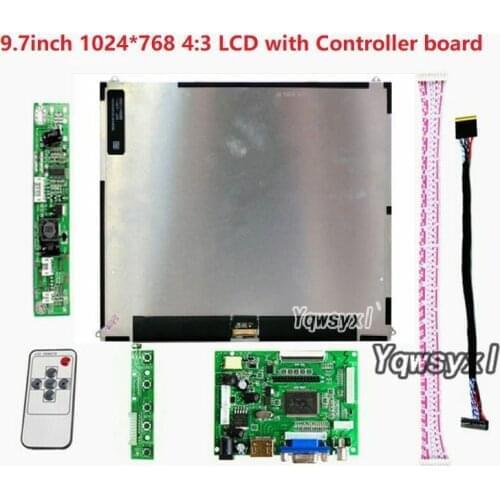 HDMI VGA 2AV Controller board for iPad 2 9.7 "inch 1024X768 HD screen 4:3 LCD LP097X02 SLQ1 SLQE SLN1 SLP1 for Raspberry Pi