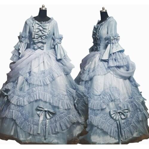 2020 New victorian Halloween Cosplay dress Colonial Georgian Renaissance Gothic Historical dress D-620