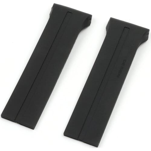 Watch Accessories Mens Rubber Strap Dedicated Silicone Sport Waterproof watch band for Porsche design P6750 Watch Strap