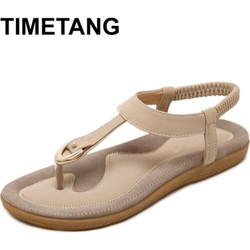 TIMETANG Summer New WomenS Fashion Sandals High Quality Europe And America Bohemia Style Comfortable Ladies Sandals
