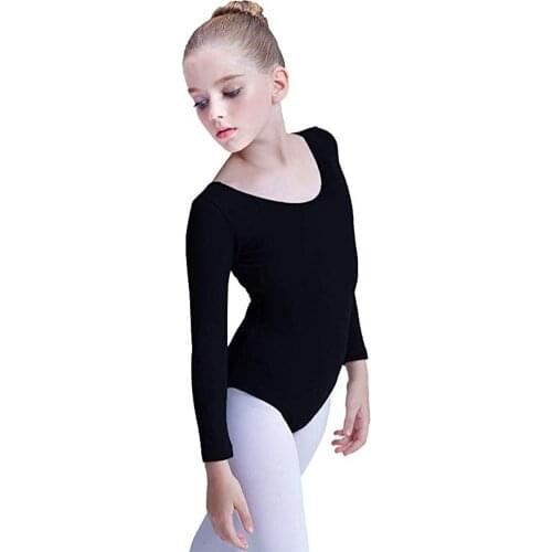 AOYLISEY Leotard for Girls Toddler Long Sleeve Gymnastics Leotards Kids Belly Dancing Bodysuit Ballet Dance Costume